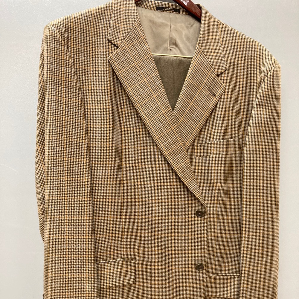 Tan Sport Coat with Brown Suit Pants D6-07 DJ